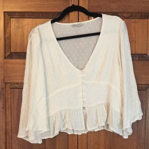 American Eagle White Blouse
